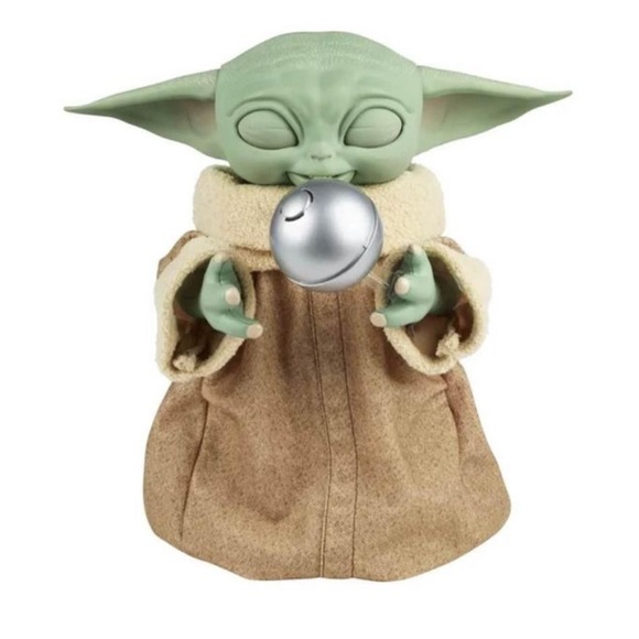 The Mandalorian Galactic Snackin' Grogu Animatronic Action Figure - Picture 4 of 5